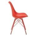 thumbnail image 3 of Emerson Red Side Chair with 4 Leg Base by OSP Home Furnishings, 3 of 3
