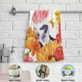 thumbnail image 6 of Dreamtimes Sunflower Soft Hand Towels 2-Piece Absorbent Bath Towel Decorative Fingertip Towels for Bathroom Gym Spa Hotel Beach Swimming Pool,14.4" x 28.3", 6 of 7