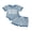 Blue, variant on BemeyourBBs Infant Baby Boy Mama's Boy Outfit Newborn Boys Summer Clothes Waffle Knit Stripe Letter Embroidery Short Sleeve Romper Elastic Waist Shorts 2 Piece Set