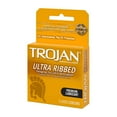 thumbnail image 5 of Trojan Stimulations Ultra Ribbed Lubricated Condom  3ct (Pack of 3), 5 of 8