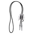 thumbnail image 2 of Ropa de Aleación con Colgante de Escorpión de material cuero Bol Hombre Hugo Western Bolo Tie for Men, 2 of 9