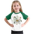 thumbnail image 4 of RXIRUCGD 2025 Vêtements d'Été pour Enfants Tout-Petits Garçons Filles Mode Mignon Col Rond Imprimé Manches Courtes Haut, 4 of 7