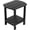 Black, variant on Adirondack Side Table 16.5" Outdoor Side Table HDPE Plastic Double Adirondack End Table Small Table for Patio (Black)