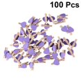 thumbnail image 3 of Love Wooden Clips 100Pcs Purple Eco-Friendly Photo Holder for Decoration Use, 3 of 3