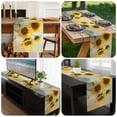 thumbnail image 6 of Sunflower Table Runner 36 Inches Long, Watercolor Yellow Floral Botanical Kitchen Coffee Dining Table Decoration for Home Party Birthday Wedding Home Decor 13x36 Inches, 6 of 8