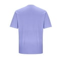 thumbnail image 4 of T-shirts for Men Loose Fit Casual Summer Tops Crew Neck Short Sleeve Tshirts Workout Sports Running Tee Shirt (XL, Purple), 4 of 5