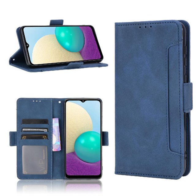 Funda Tipo Billetera GANGXUN para Samsung Galaxy M02 – Tapa Flip con Tarjetero