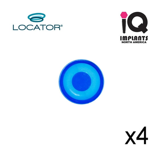 Locator Genuine Replacement Inserts Caps Standard Xtra-Light, Blue 1.5lbs  (4pk)