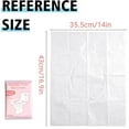 thumbnail image 4 of Disposable toilet seat snare cover, 70pcs, a must-have for public restrooms. Splash-proof, flushable, perfect for travel, hotels, airplanes, parks., 4 of 8