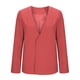 thumbnail image 4 of Blazer de moda para mujer, blusas de color liso, manga larga, cuello en V, chaqueta de traje informal, blusa de poliéster para mujer, 4 of 6