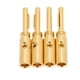 thumbnail image 5 of Conector banana 4 piezas de conectores banana dorados Bling Bling Conector tipo banana, 5 of 12