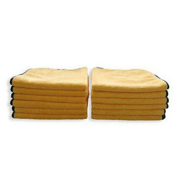 Microfiber Super Towel 16x16 Yellow