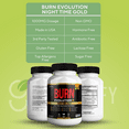 thumbnail image 3 of GREENVIFY Burn Evolution Night Time Gold Vitamin D Natural Sleep Aid with Melatonin Ashwagandha (1), 3 of 5