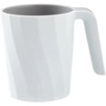 thumbnail image 1 of Vaso de baño con asa irrompible para enjuague dental, suave y fácil de agarrar, organizador de cepillos de dientes para adolescentes, niños y niños, color blanco brillar  Electrónica, 1 of 3