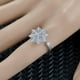 thumbnail image 4 of Anillo de ansiedad de copo de nieve para Mujer, Fidget Anillos giratorios, joyería para Mujer, Anillos de acero inoxidable, 4 of 4