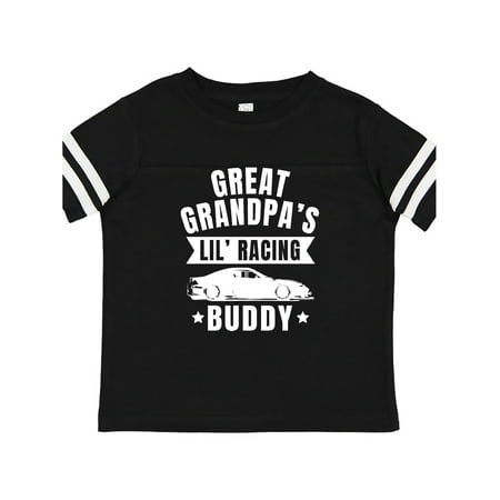 

Inktastic Great Grandpas Lil Racing Buddy Gift Toddler Boy or Toddler Girl T-Shirt