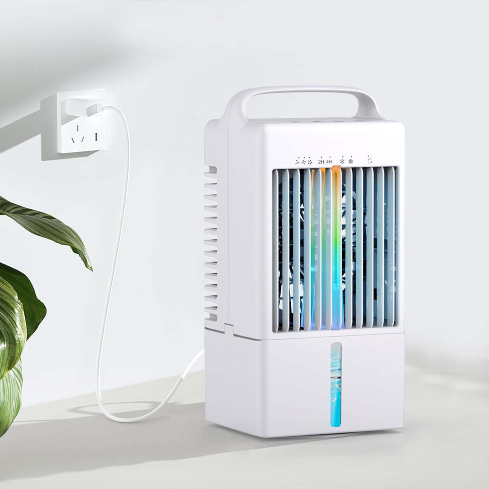 KITTEHIGM Desktop Water Cooler Fan USB Conditioning Portable Refrigeration Spray Fan Strong Wind Small Office Desk Air Cooling Device