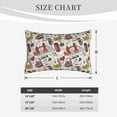 thumbnail image 4 of Sikiie London Landmark1 Print Plush Pillow Cover, Wrinkle-proof and Stain-resistant Pillow Protector without Pillow Core, Home Decoration-20"x30", 4 of 6