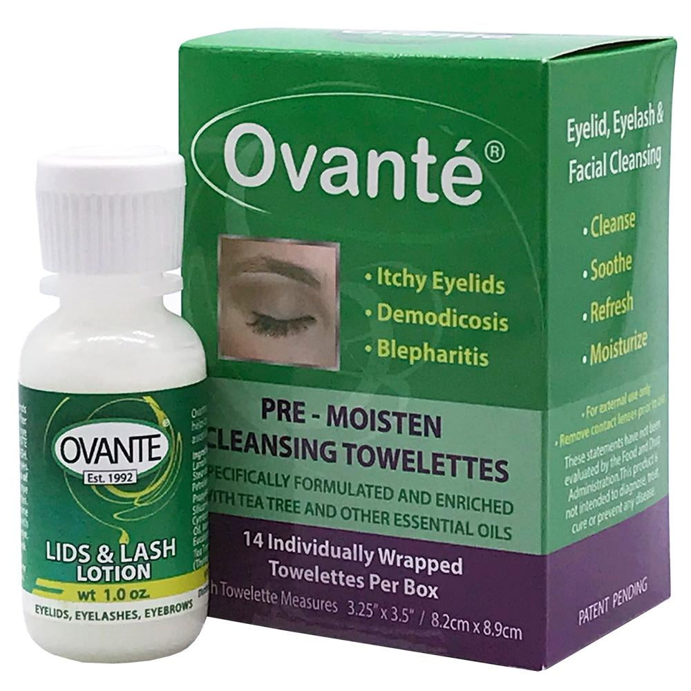 Demodex Control Medicated Wipes Eyes n Mites Therapeutic Serum Complete Lids and Lash