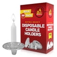 thumbnail image 1 of Portavelas desechables de aluminio Ner Mitzvah, paquete de 100, 1 of 8