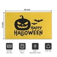 thumbnail image 5 of Happy Halloween Non Slip Washable Door Mat Horror Pumpkin Ghost Welcome Mat Funny for Entry Floor Mat Set Living Room Bedroom Bathroom Crystal Velvet 30x17 Inches, 5 of 7