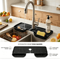 thumbnail image 4 of Non-Slip Sink Drainage Mat | 45.5 x 17 Inch TPR Rubber Sink Liner | Splash-Proof Drying Rack & Dish Drying Mat for Kitchen Countertops, 4 of 7