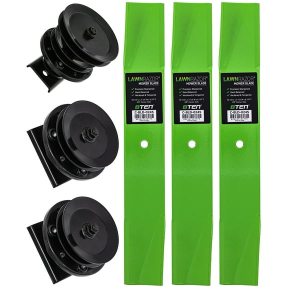 8TEN Deck Blade Spindle Kit for AYP Husqvarna Y1844 Y2050 106635X MK1014663