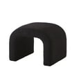 thumbnail image 5 of Dtwnek Set of 3 Modern Bench Ottoman with Wood Frame, End of Bed Bench Footrest for Living Room, Bedroom, Black, 5 of 7