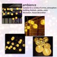 thumbnail image 3 of Led Lights Lantern String Lights 2M 10 Led Lantern Ball Light Decoration for Outdoor Garden Led Lights for Bedroom A Nylon Cloth, 3 of 6