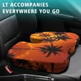 thumbnail image 4 of Premium Palm Trees Pattern Memory Foam Seat Cushion Ergonomic Chair Pad for Office Chair, Car, Airplane & Bleachers Sciatica, Tailbone Hip & Back Pain Relief - Chair Cushion for Long Office Workers., 4 of 5