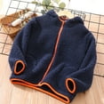 thumbnail image 2 of Vedolay Suit Jacket 2023 Fall Coats for Boy's Print Zip Up Long Sleeve Windproof Coat,Navy 5-6 Years, 2 of 3