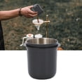 thumbnail image 1 of Dosing Cup, Dosing Cup 150ml 58mm Hands Free Stainless Steel Universal Inverted Coffee Powder Cup for Coffee Machine, 1 of 7