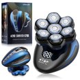 thumbnail image 1 of Afeitadora de cabeza Clforczh para hombres calvos: afeitadora el&#2013265929ctrica IPX6 resistente al agua, afeitadoras rotativas con pantall, 1 of 8