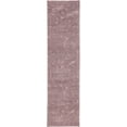 thumbnail image 2 of Rugs.com Botanical Shag Collection Rug – 10 Ft Runner Violet Shag Rug Perfect For Hallways, Entryways, 2 of 9