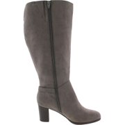 Giani Bernini Womens Adonnys Leather Wide Calf Knee-High Boots