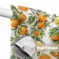 thumbnail image 4 of Orange Lemons Swag Valances for Windows 2 Pack, Kitchen Window Curtains 36 Inch Length, Summer Botanical Farmhouse Vintage Art Privacy Swag Curtains for Living Room/Bathroom with Rod Pocket 36"x36", 4 of 8