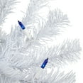 thumbnail image 2 of 6.5' Pre-Lit Slim Geneva White Spruce Artificial Christmas Tree Blue, 2 of 5