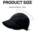 thumbnail image 2 of TELOLY Winter Hats for Women,Wide Brim Winter Hat,Elevated Fashionable Style Appeal Warm Hats for Women,Black, 2 of 7