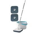 thumbnail image 1 of Fregona Exprimidora Giratoria 360 ​​grados Herramienta Limpieza Con Cubo 2 5 L (2 Fregonas), 1 of 9