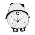thumbnail image 4 of deevoka Panda Shaped Wooden Wall Clock, Modern Decoration, Battery Operated Hanging, for Height 30cm, 4 of 9