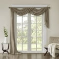 thumbnail image 2 of Madison Park Harper Foulard Plissée Taupe 42 Pouces x 216 Pouces, 2 of 3
