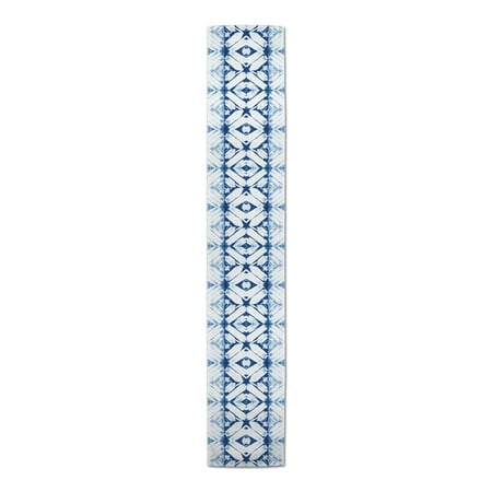 

Creative Products Diamond Shibori Blue 16x90 Poly Twill Table Runner