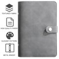 thumbnail image 3 of CSChome Diary Notebook Set Binder Notebook with Sticky Notes: Clear Pockets, Faux Leather, Soft Case, Note-Taking, Portable A6 Diary Notebook, 3 of 7