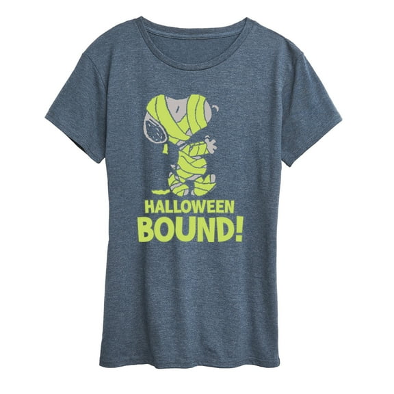 Peanuts - Halloween Bound Glow In The Dark - Women's Short Sleeve Graphic T-Shirt