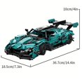 thumbnail image 4 of Technic Super Voitures Modèle Blocs de Construction Niveau Difficile Adultes Défi Véhicule Voiture de Course Briques Jouets de Constructionstatique Sans Boîte Télécommande, 4 of 4