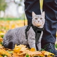 thumbnail image 5 of Cat Harness and Leash Set- Escape Proof Reflective Cat Vest Harness for Walking Training Travel Hiking Outdoor - Adjustable Soft Mesh Breathable Pet Harness Comfort fit Cats, 5 of 7