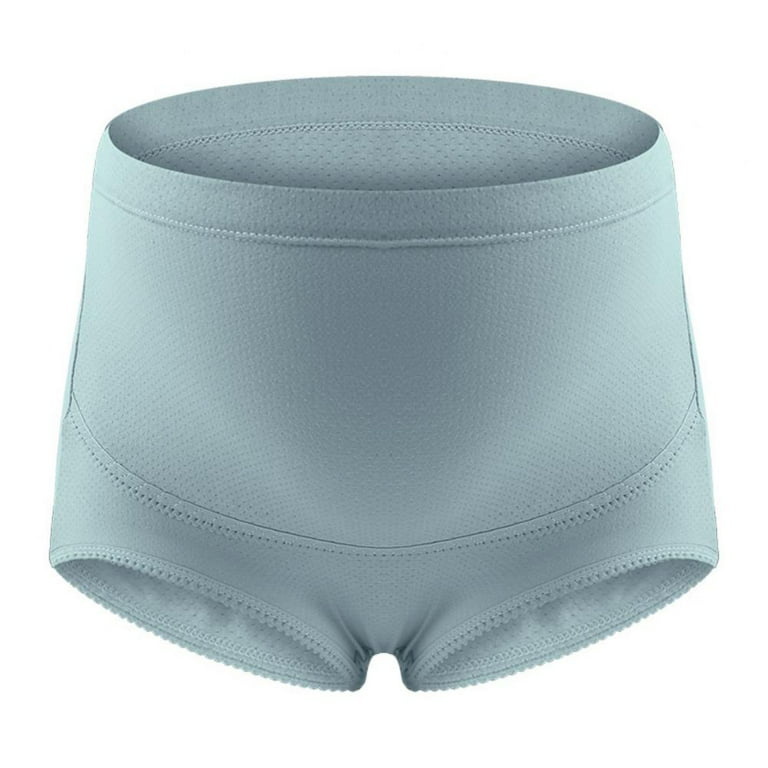 Women's Maternity High Waist Underwear Pregnancy Seamless Soft Hipster  Panties Over Bump 
