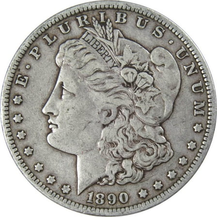 1890 O Morgan Dollar VF Very Fine 90% Silver $1 US Coin Collectible