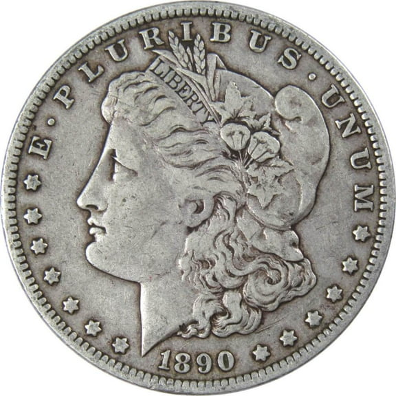 1890 O Morgan Dollar VF Very Fine 90% Silver $1 US Coin Collectible