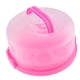 thumbnail image 5 of Recipiente hermético de plástico para guardar pasteles, cupcakes y postres. Rosado, 5 of 9